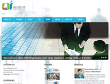 Tablet Screenshot of accentinfomedia.com